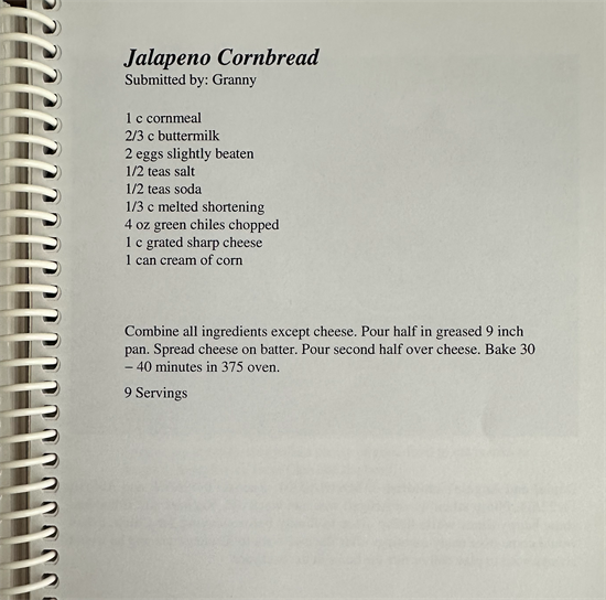 Cornbread Recipe