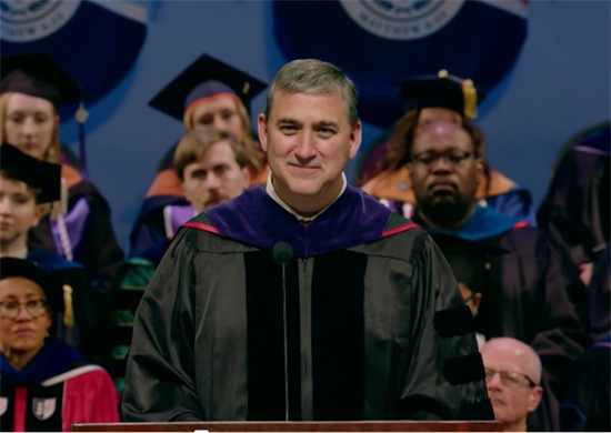 Congressman Moran at LeTourneau University's 2024 Commencement