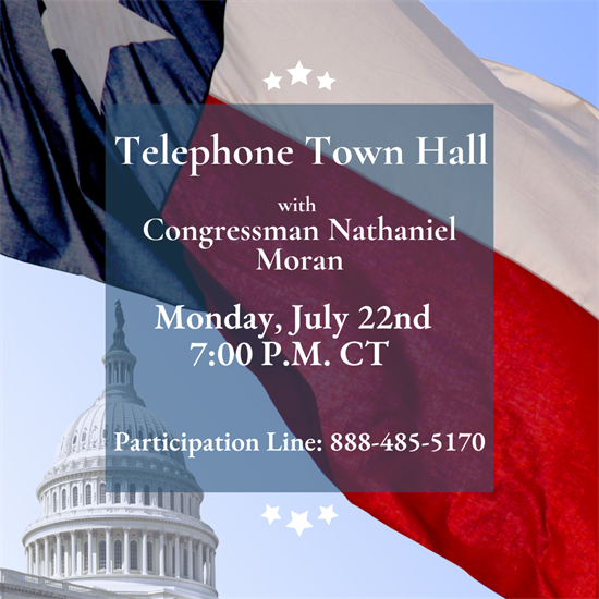 Upcoming Telephone Town-Hall