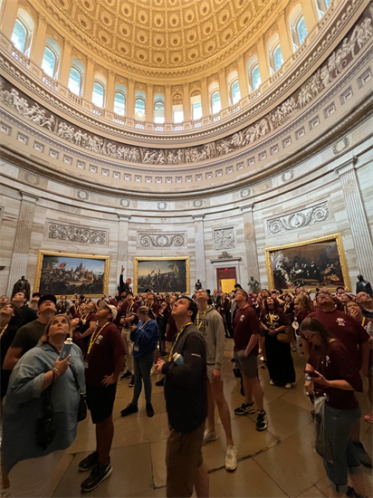 Students at the U.S. Capitol